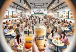 Krispy Kreme tiene el 2x1 en bebidas este martes 7 de mayo Foto: Especial