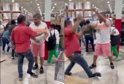 ¿Qué está pasando Dr.? Pelea en Costco Celaya por un ventilador Foto: Especial