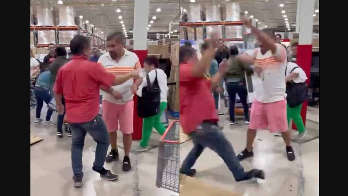 ¿Qué está pasando Dr.? Pelea en Costco Celaya por un ventilador Foto: Especial