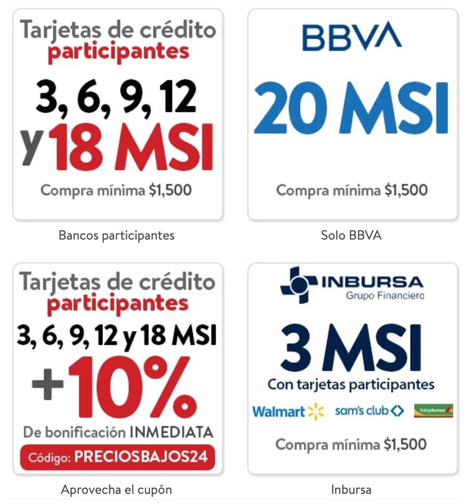 walmart promociones bancarias