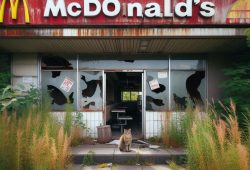 Hombre explora McDonald's abandonado, esto encontró