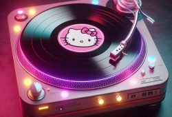 Así es el tocadiscos de Hello Kitty que funciona con música de Spotify