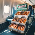 Vendió donas Krispy Kreme durante un vuelo y fue todo un éxito