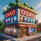 Oxxo sorprende con sucursal con temática de Minecraft