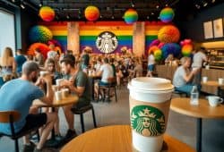 Esta es la nueva colección Starbucks Pride que saldrá este 10 de junio Foto: Especial