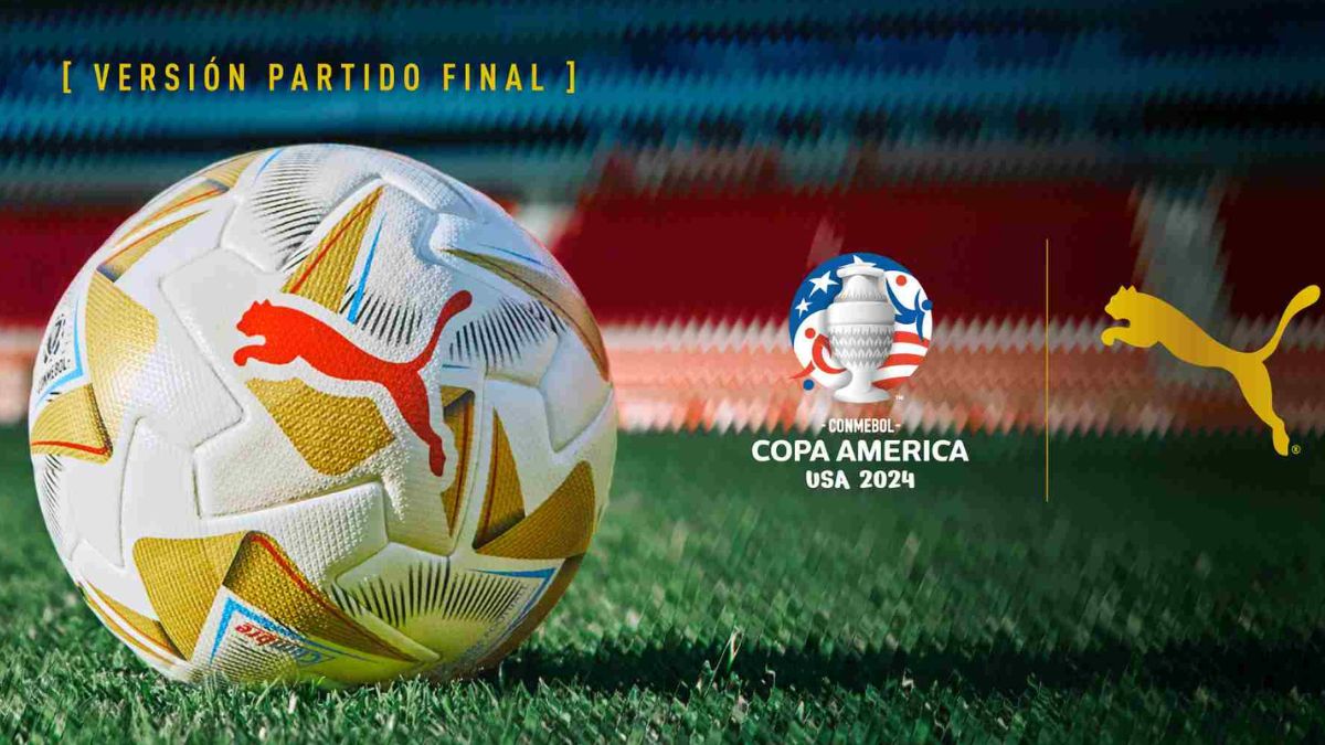 Este es el balón oficial de la gran final de la Copa América 2024 Foto: Especial