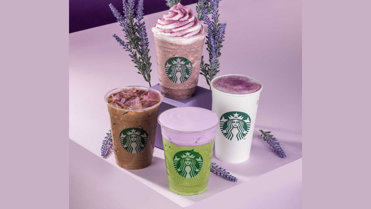 Starbucks Lavanda. Estas son las nuevas bebidas que podrás probar a partir de 24 de junio Foto: Especial