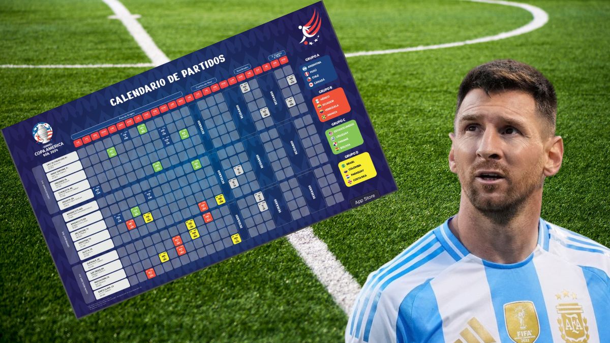 Copa América 2024. Este es el calendario oficial en PDF Foto: Especial