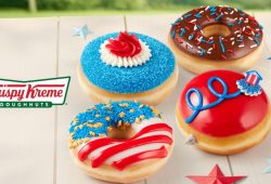 Krispy Kreme tiene las donas 4 de julio, día de la Independencia en Estados Unidos Foto: Especial