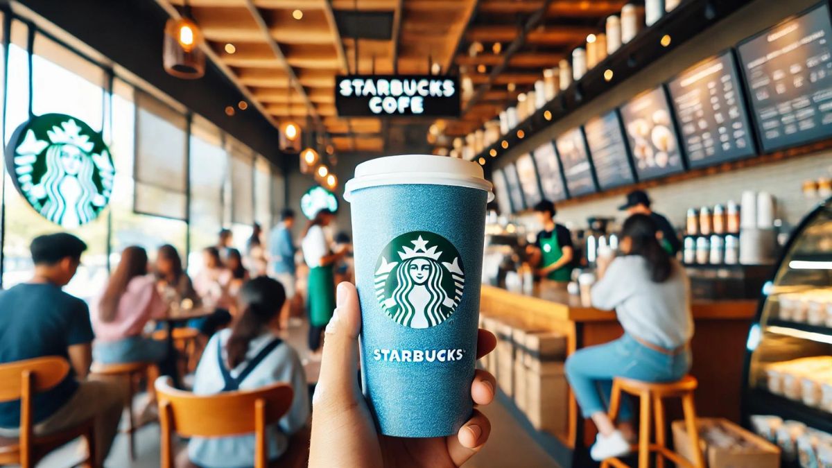 Este será el precio del vaso azul Stanley Starbucks que lanzará el 1 de julio Foto: Especial