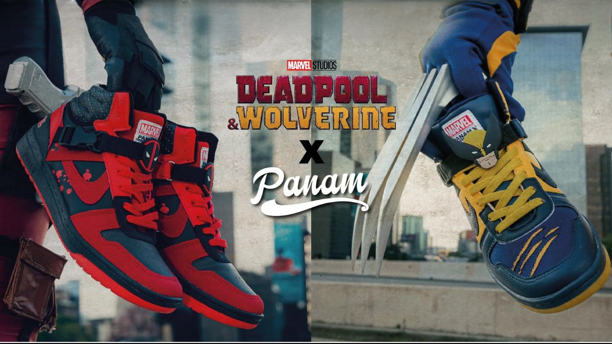 Tenis Deadpool & Wolverine de Panam. ¿Cómo son y cuánto cuestan? Foto: Especial