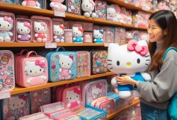 Consumidores de Bodega Aurrerá se enamoran de línea escolar de Hello Kitty
