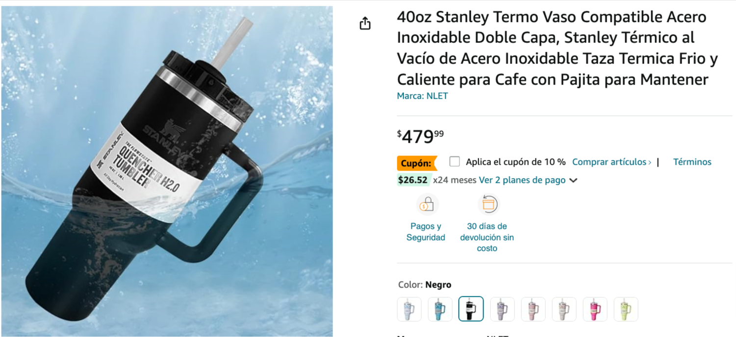 termo stanley descuento amazon prime day 2024