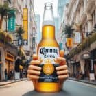 Cerveza Corona gigante se hace viral por ser tan "coqueta"