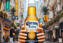 Cerveza Corona gigante se hace viral por ser tan "coqueta"