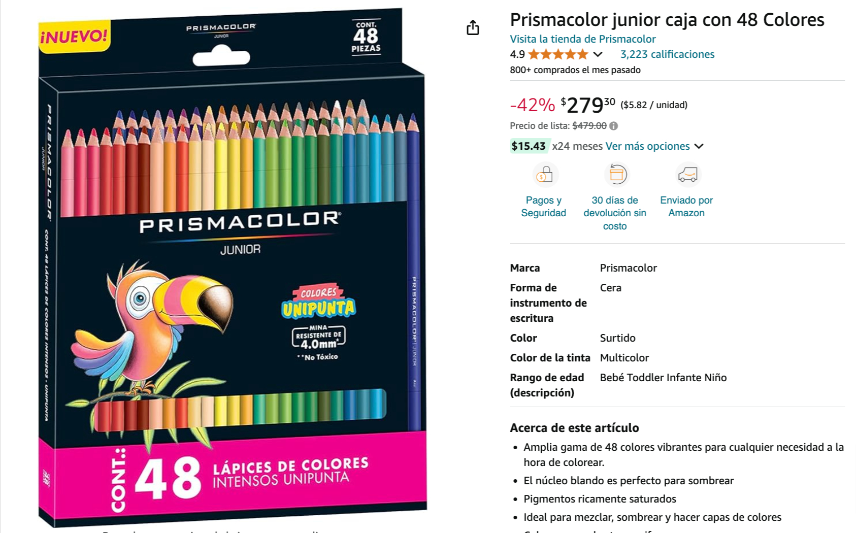 PRISMACOLOR AMAZON