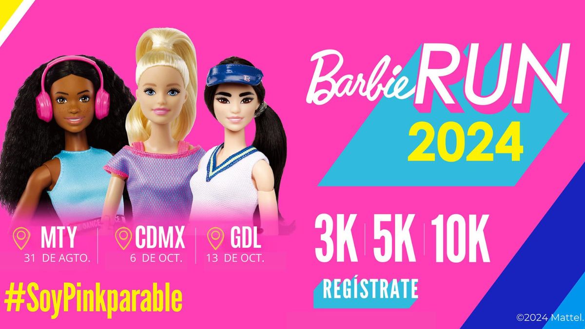 carrera barbie run 2024 cdmx