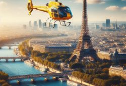 Hombre documenta su experiencia pidiendo un Uber en helicóptero en Francia
