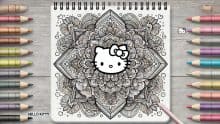 hello kitty mandalas libro amazon