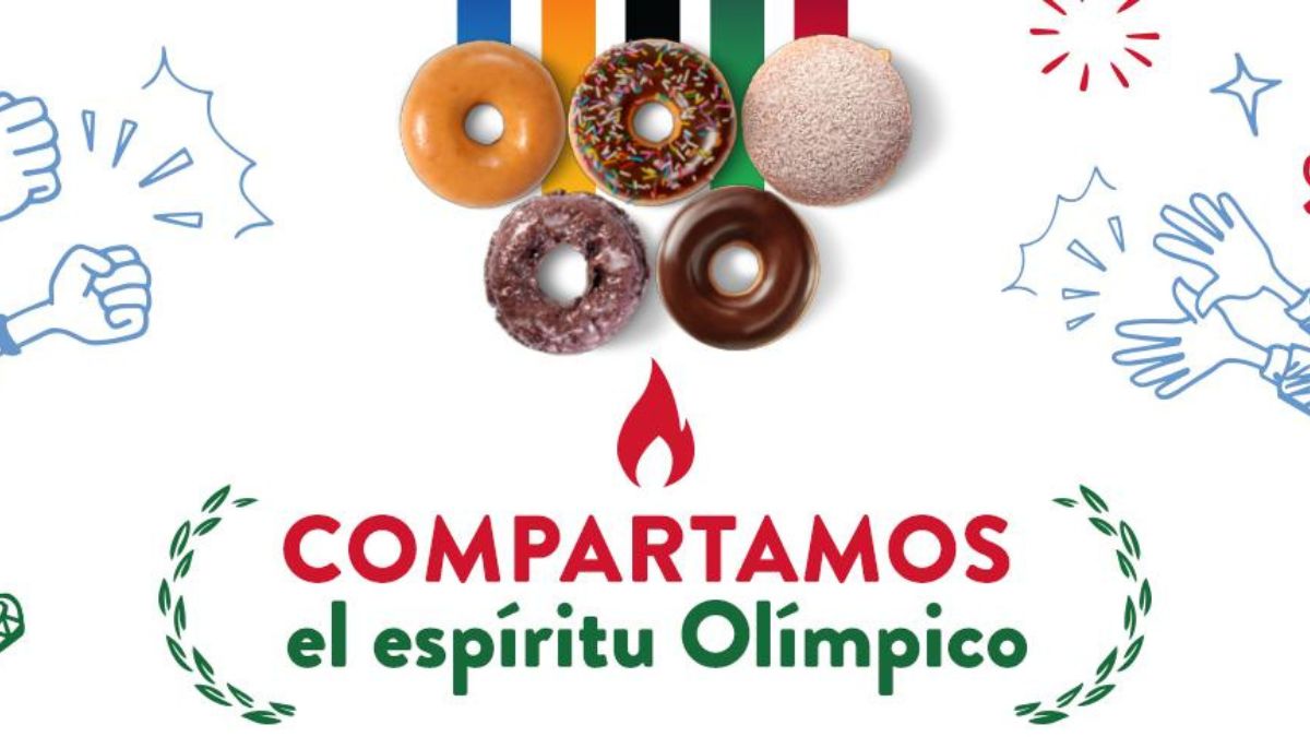 ¡Gana con Krispy Kreme! Concurso y premios por los Juegos Olímpicos París 2024 Foto FB: Krispy Kreme