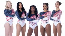 leotardos de simon biles uniformes olimpiadas 2024