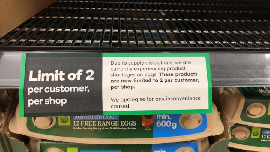 limite a la venta de huevos en australia McDonald's