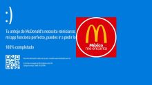 McDonald’s se burla de Microsoft tras el apagón informático mundial Foto: Especial