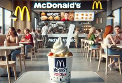 Así es el nuevo McFlurry Gansito de McDonald’s. ¿Te atreves a probarlo? Foto: Merca2.0