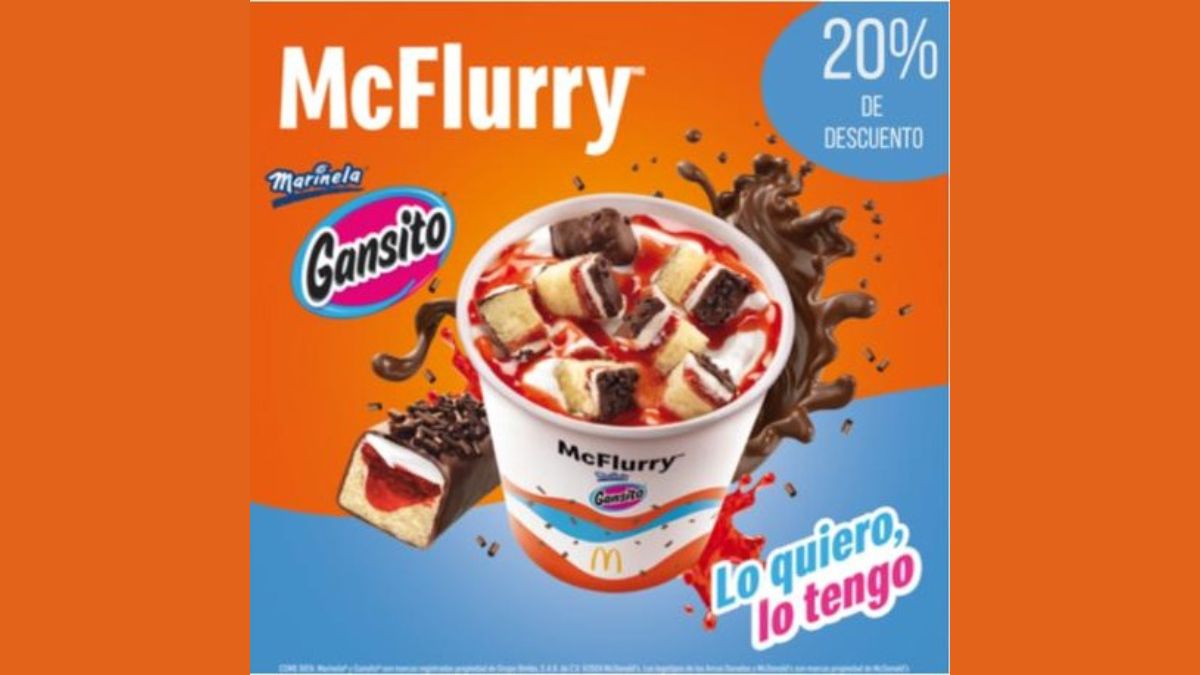 Así es el nuevo McFlurry Gansito de McDonald’s. ¿Te atreves a probarlo ...