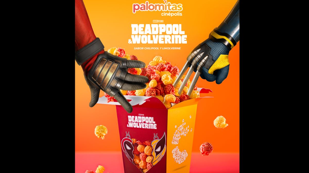 Esto costarán las palomitas Deadpool & Wolverine de Cinépolis Foto: Especial 