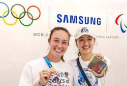 Este es el Galaxy Olympic que reciben los atletas en los Juegos Olímpicos París 2024 Foto: Samsung