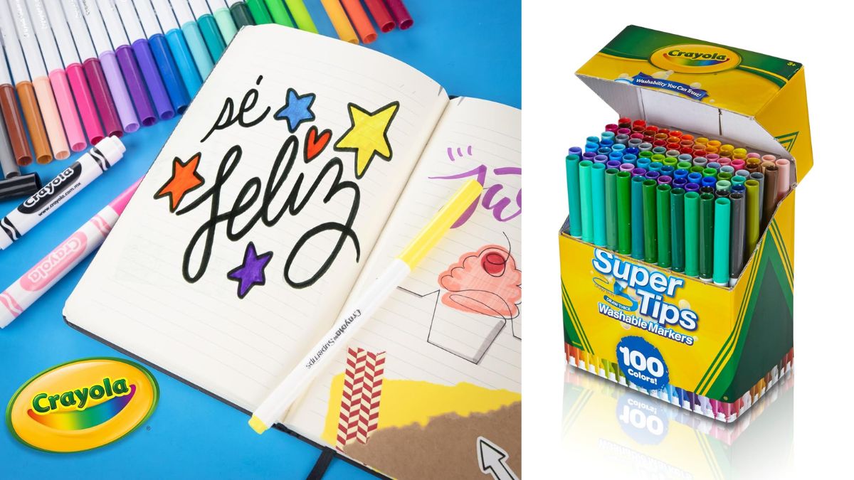 Crayola Super Tips, con descuento en Amazon