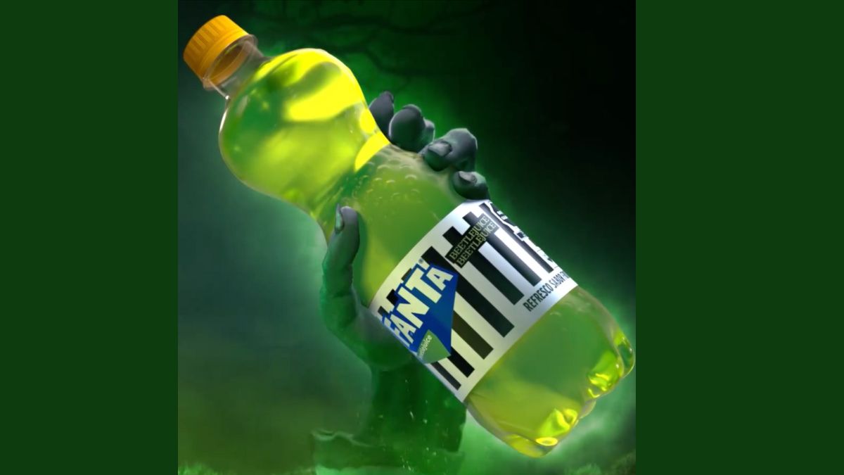 ¡Es hora del show! Fanta y Beetlejuice Beetlejuice se unen este Halloween Foto FB: Fanta