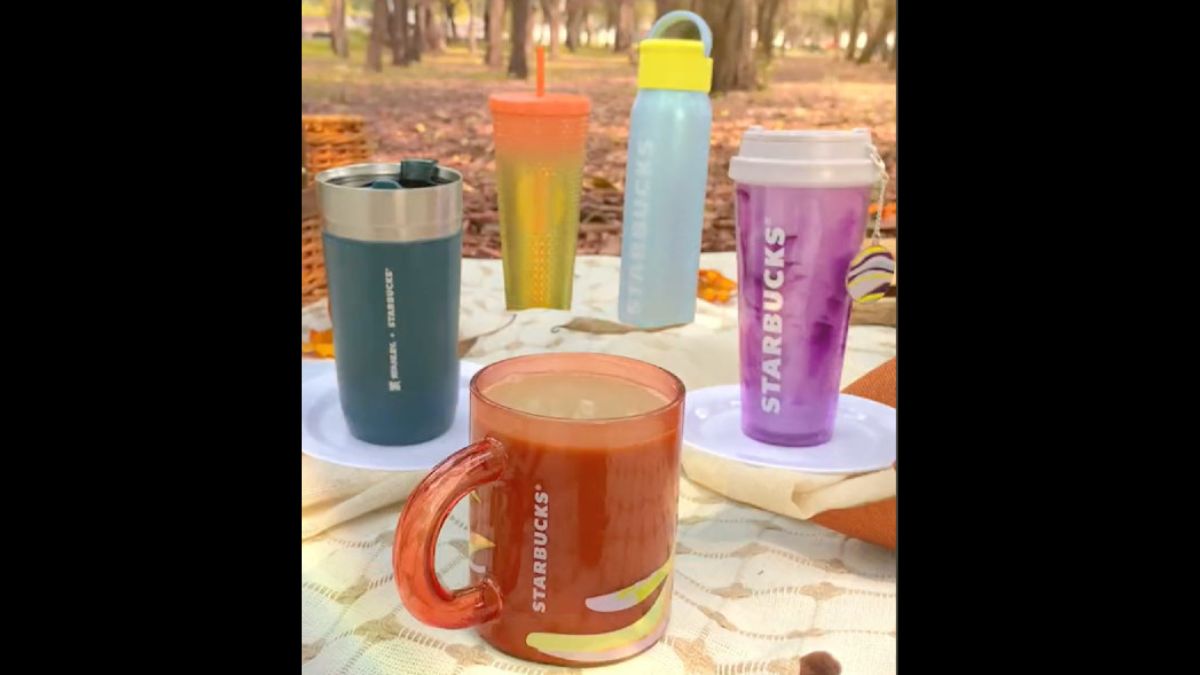 Nuevos vasos de otoño Starbucks. Foto: Especial