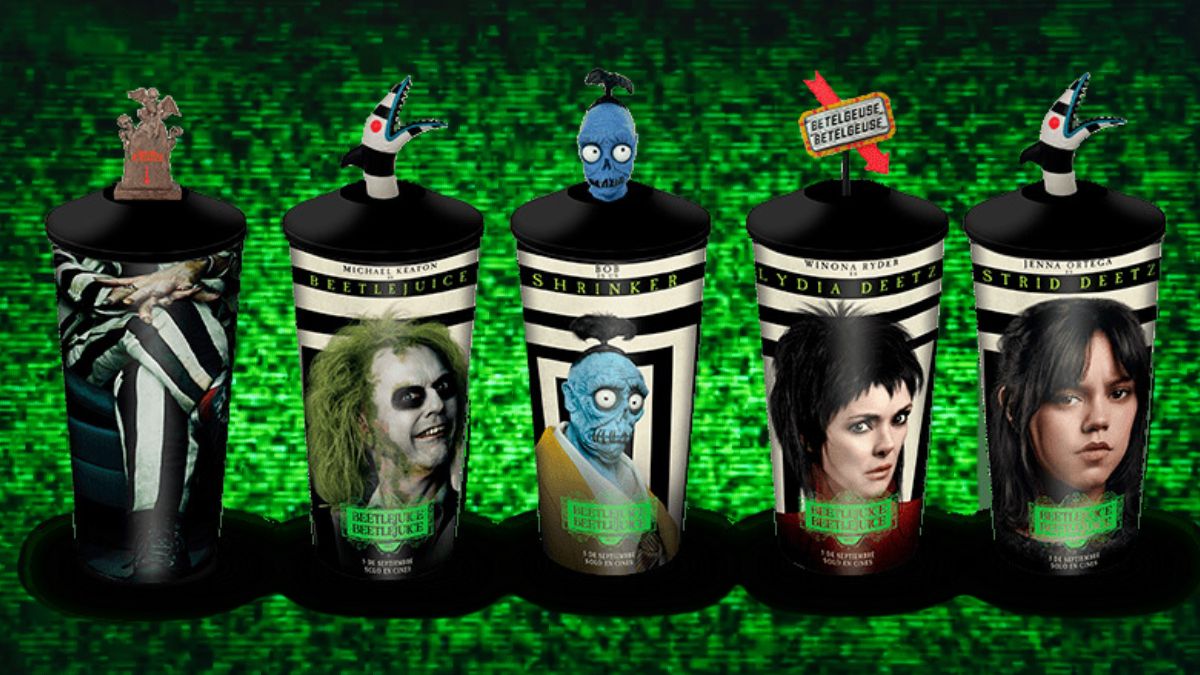 Beetlejuice 2 llega a Domino's Pizza con vasos coleccionables y nuevos ...