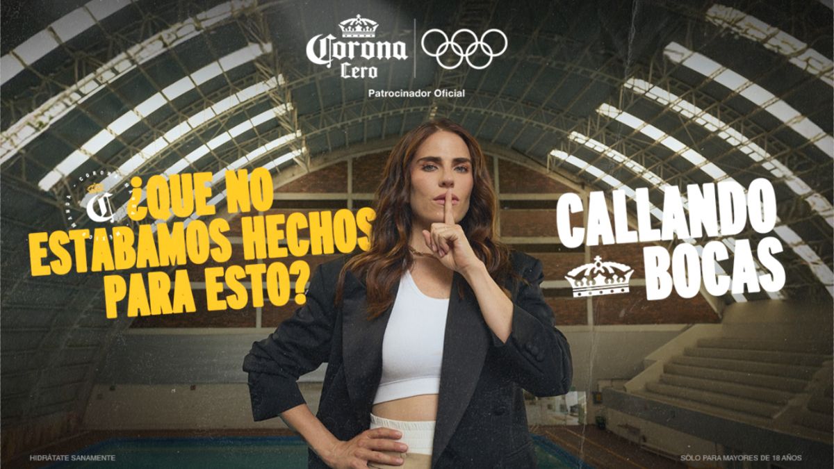 Karla Souza y Corona Cero juntos en los Juegos Olímpicos París 2024 para apoyar a los atletas mexicanos Foto: Especial