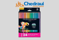 Regreso a Clases 2024. Caja de Prismacolor de 24 lápices con descuento del 30% en Chedraui Foto: Especial