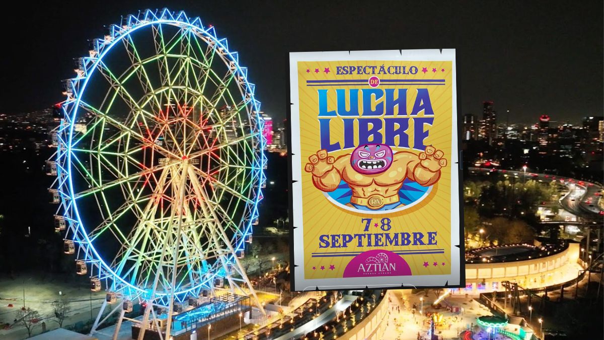 Lucha libre en Aztlán Parque Urbano. Aquí te damos los detalles Foto: Especial