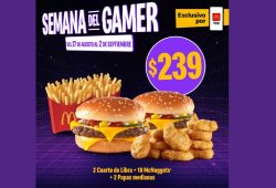 Semana del Gamer McDonald’s 2024. Conoce las ofertas que tiene desde el 27 de agosto al 2 de septiembre Foto: Especial