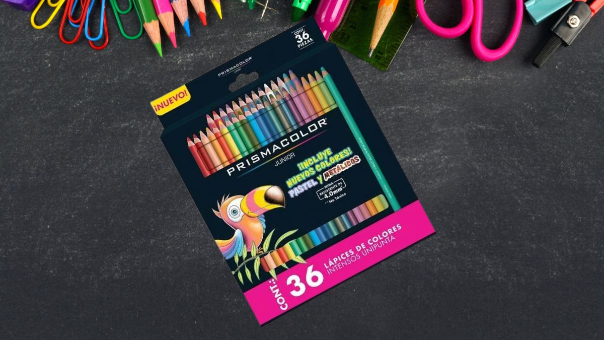 ¡Gran Oferta! Caja de Prismacolor de 36 Piezas por solo 272 Pesos en Tony Superpapelerías Foto: Especial