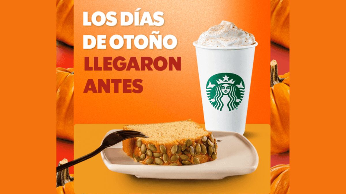 Starbucks tendrá el panqué de calabaza del 9 al 11 de agosto Foto: Especial