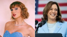 taylor swift kamala harris