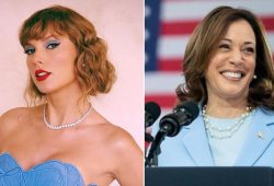 taylor swift kamala harris