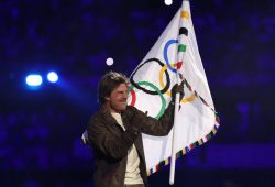 Así fue la entrada de Tom Cruise en los Juegos Olímpicos París 2024 Foto X:juegosolimpicos