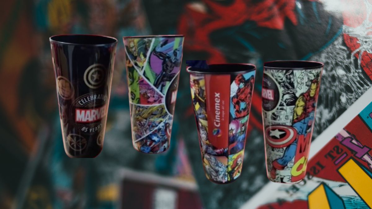 Cinemex celebra los 85 años de Marvel con estos increíbles vasos Foto: Especial