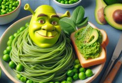 Restaurante de en Shrek en México causa sensación con grotescos platillos verdes 