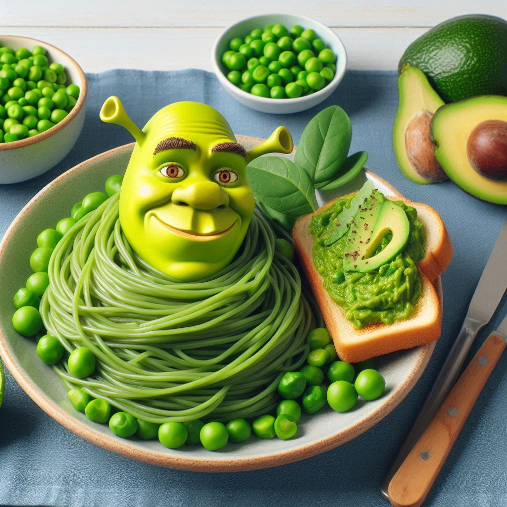 Restaurante de en Shrek en México causa sensación con grotescos platillos verdes 