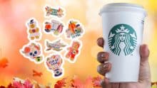 STICKERS STARBUCKS HALLOWEEN DIA DE MUERTOS 2024