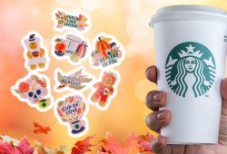 STICKERS STARBUCKS HALLOWEEN DIA DE MUERTOS 2024