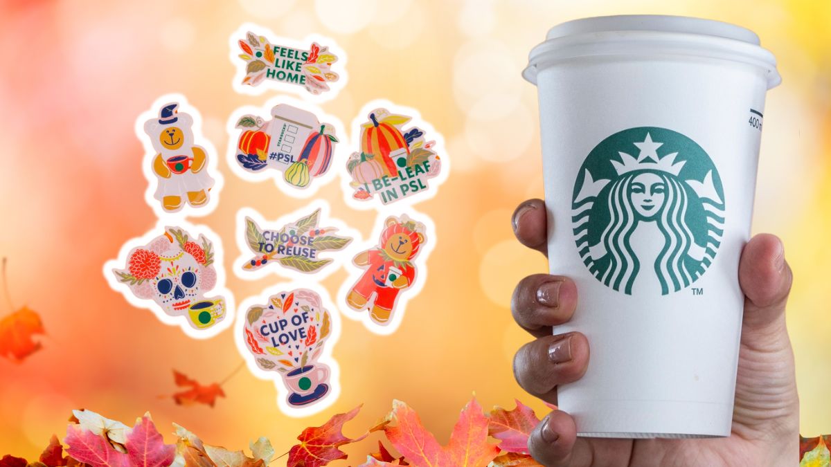 STICKERS STARBUCKS HALLOWEEN DIA DE MUERTOS 2024